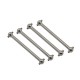 4Pcs Stainless Steel Dogbone 51MM for WLtoys A979 A949 A959 A969 K929 Himoto E18 Spino HSP 1:18 RC Car