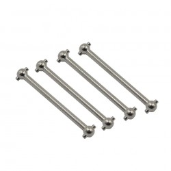 4Pcs Stainless Steel Dogbone 51MM for WLtoys A979 A949 A959 A969 K929 Himoto E18 Spino HSP 1:18 RC Car