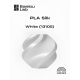 PLA Silk White (13105) / Filament with spool / 1 kg