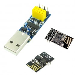 ESP01 Programmer Adapter UART GPIO0 ESP-01 ESP-01S Adaptater ESP8266 CH340G USB to ESP8266 Serial Wireless