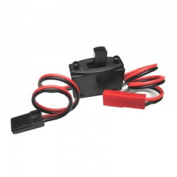 RC Power Switch Model Car Receiver On Off Lipo Battery Switch Harness Compatible Futaba JR Male JST Female 22awg 200mm