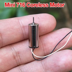 DC 3.4V 800mA 34000RPM-51000RPM Electric Coreless Motor for RC Racecar Toy 7x16mm