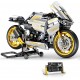 Technik Motorcycle Building Blocks Set, 660 PCS Motorbike Construction Toys