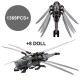 MOC 1369PCS Dune Atreides Royal Inventor Ornithopter Helicopter Building Blocks Construction Bricks Set + The Vonado LED 10327