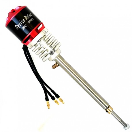 3542 Brushless Motor Long Shaft Powertrain of boat 3-4S Marine Powertrain 16000RPM Drive shaft assembly