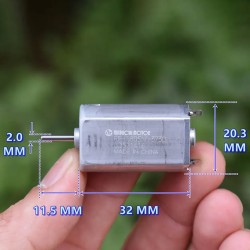 MABUCHI FF-180SV-3730 DC Engine 1.2V 2.4V 3V 3.7V 14200RPM High Speed Mini 20mm Electric Motor