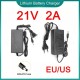 Universal Lithium Battery Charger 21V 2A Power Adapter DC Port Inline Connector 18650 Battery