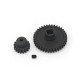 38T Steel Metal Diff Main Gear & 17T Motor Pinion Gear Spare Parts for WLtoys RC 1/18 A959 A949 A969 A979 K929