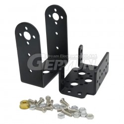 2 DOF MG995/996R Servo Bracket gimbal Robot Manipulators Aluminum Servo bracket Set Robotic DIY