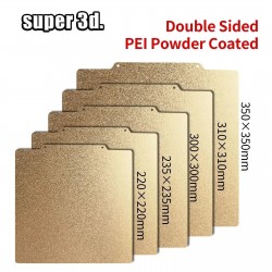 Magnetic PEI Powder Sheet 220/235/250/257mm Double Sided Spring Steel Sheet Textured For Ender 3 CR10 P1P SW-X1