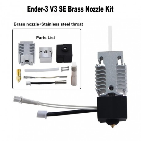 Creality Ender 3 V3 SE Hotend Kit,260℃ High-Temperature Resistance Hotend Heater Block,3D Printer Extruder Hot End Kit