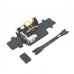 Upgraded Carbon Fiber Chassis Bottom Second Floor Plate for Wltoys 284161 284010 284131 K989 K979 K999 1/28 RC Car