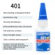401 super cyanoacrylate glue, instant drying in 5 seconds