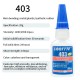 401 super cyanoacrylate glue, instant drying in 5 seconds