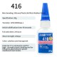 401 super cyanoacrylate glue, instant drying in 5 seconds