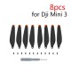 8X Precise&Flexible Propellers for DJI Mini 3/3 Pro Props Blade Replacement Light Weight Wing Fans Spare Parts