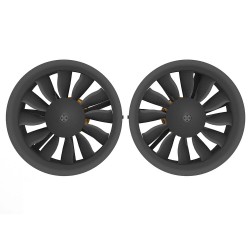 QX-Motor 64mm 12-Blade Ducted Fan EDF Unit CW/CCW With QF2822 2100KV 2300KV 3300KV 4300KV Brushless Motor