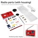 RDA5807 FM radio electronic kit adjustable frequency 87-108MHZ digital display DIY welding project practice solder