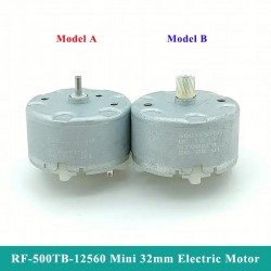 Small 500 Motor RF-500TB-12560 Micro DC 5V -12V 5700RPM Mini 32mm Diameter