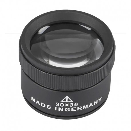 30x Metal Magnifier For Jewelry Identification Magnifying Glass Lens Loop Microscope