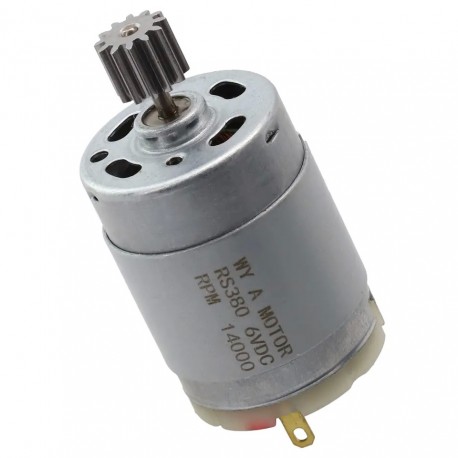 BRUSH Motor Gear RS380/RS390 Motors for Children's Electric Cars 6V/12V 12Teeth