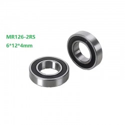 2PCS MR126-2RS Bearing ABEC-3 6*12*4 mm Miniature