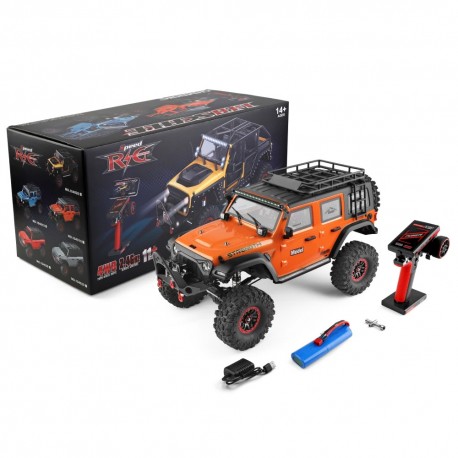 Wltoys 104010 RTR 1/10 2.4G 4WD RC Car Rock Crawler Off-Road Climbing Truck Full Proportional LED Light Vehicles Models