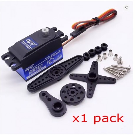 SPT Servo SPT4412LV-210 12KG Digital Servo 210° Large Torque Metal Gear Short Body For RC Robot