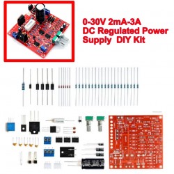 0-30V 2mA-3A DC Regulated Power Supply DIY Kit Continuously Adjustable Current Limiting Protection Voltage Regulator Set