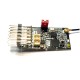 RX42BRB Multi-protocol 6CH Mini Compatible RC Receiver with Dual Brushed 7.5A ESC for Flysky Wfly Microzone