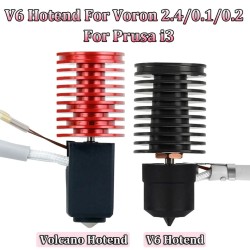 Upgraded 24V 60W V6 Hotend Kit For Voron 3D Printer Ceramic Heating Core V6 Volcano Print Head