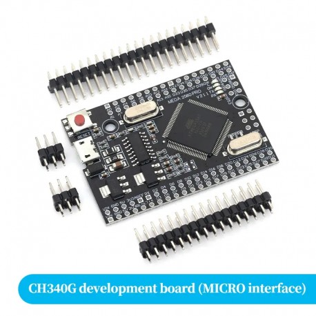 Mega 2560 PRO MINI 5V (Embed) CH340G ATmega2560-16AU with male pinheaders Compatible for arduino Mega 2560