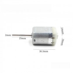 FC-280SC-20150 Mini 24mm Electric Motor DC 12V 11500RPM 25MM Long Shaft Car Door Lock