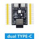 ESP32-C3 WiFi+Bluetooth 5.0 Internet of things dual Type-C development board
