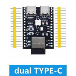 ESP32-C3 WiFi+Bluetooth 5.0 Internet of things dual Type-C development board
