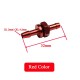 1 Piece M6 Water Nozzle Aluminum Drain Outlet Nozzle Water Cooling Nipple Faucet for RC Jet Boats