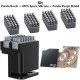 BIGTREETECH Panda Brush PX Panda Purge Shield Nozzle Wiper Print Head Cleaner Silicone Brush Mounted Scrubber For BambuLab P1 X1