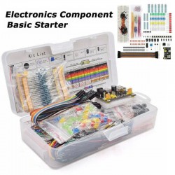 Electronic Components Electrolytic Capacitor Resistor led 830 Hole Breadboard Kit MB-102 for UNO R Component Pack Beginner