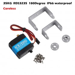HV Robotic Digital Servo 35kg Metal Gear Servo Double-Shaft High Torque 180/270 Degree IP66