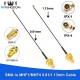 RG0.81 1.13mm RF Pigtail Cable SMA Female to U.FL MHF4 Female IPX1 to RP-SMA Female Connector