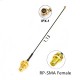RG0.81 1.13mm RF Pigtail Cable SMA Female to U.FL MHF4 Female IPX1 to RP-SMA Female Connector