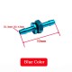 1 Piece M6 Water Nozzle Aluminum Drain Outlet Nozzle Water Cooling Nipple Faucet for RC Jet Boats
