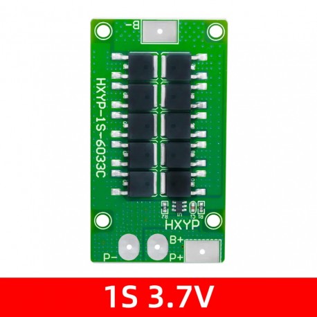 1S 30A BMS for 3.2V LiFePO4 / 3.7V Lithium-Ion Batteries-Protection Board with 18650 Cell Short-Circuit