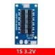 1S 30A BMS for 3.2V LiFePO4 / 3.7V Lithium-Ion Batteries-Protection Board with 18650 Cell Short-Circuit