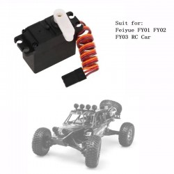 Metal Gear Servo for Feiyue FY01 FY02 FY03 FY04 FY05 FY06 FY07 SUBOTECH 1/12 RC Car Truck Crawler Monster
