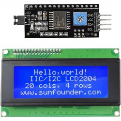 20x4 2004 LCD Display Module with IIC/I2C Serial Interface Adapter IIC I2C TWI Serial 2004 20x4 LCD Module Shield for Arduino R3
