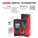Digital Contact Tachometer Portable Contact Measurement Speed Tach Meter 3-19999RPM