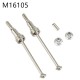 Haiboxing M16105 Metal Front Dogbones 2PCS for HBX 1/16 Scale RC Model Car 16889 16890