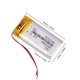 Rechargeable 3.7 V lithium polymer batteries 502040 400 mah