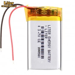 302040 Polymer Lithium Battery 200mAh 3.7V